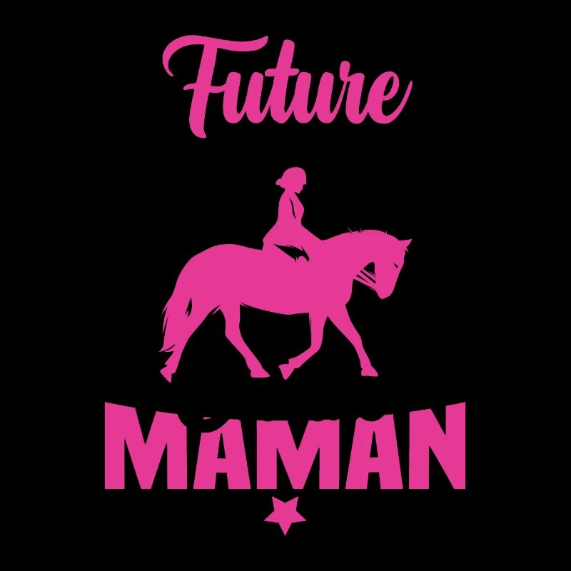 Future cavalière comme maman