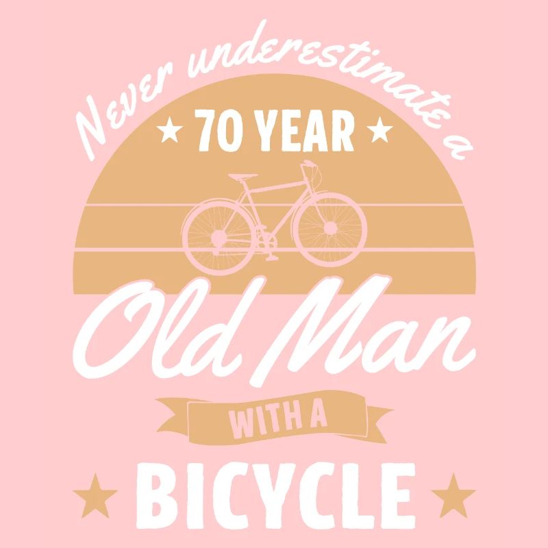 Never underestimate a 70 year old man with bicycle