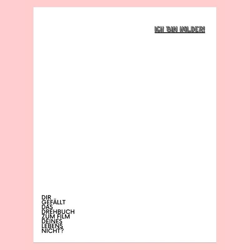 Ich bin Holder