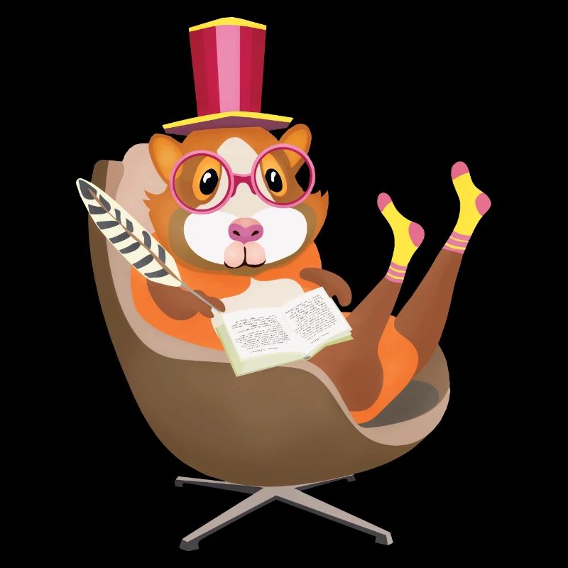 hamster écrivain