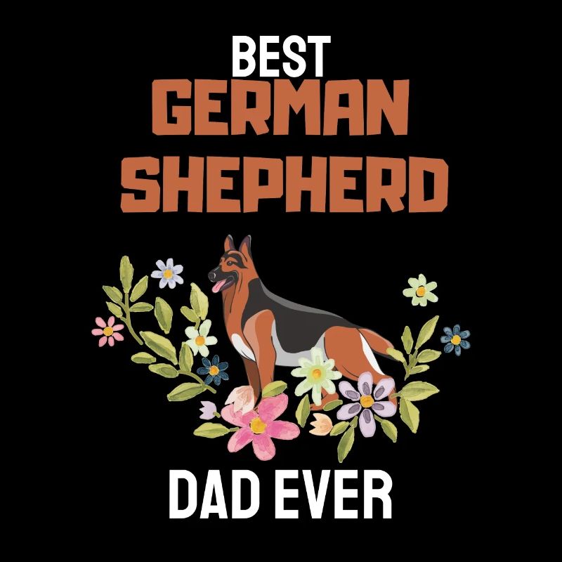 Bester Deutscher Schäferhund Papa Vatertag Hunde
