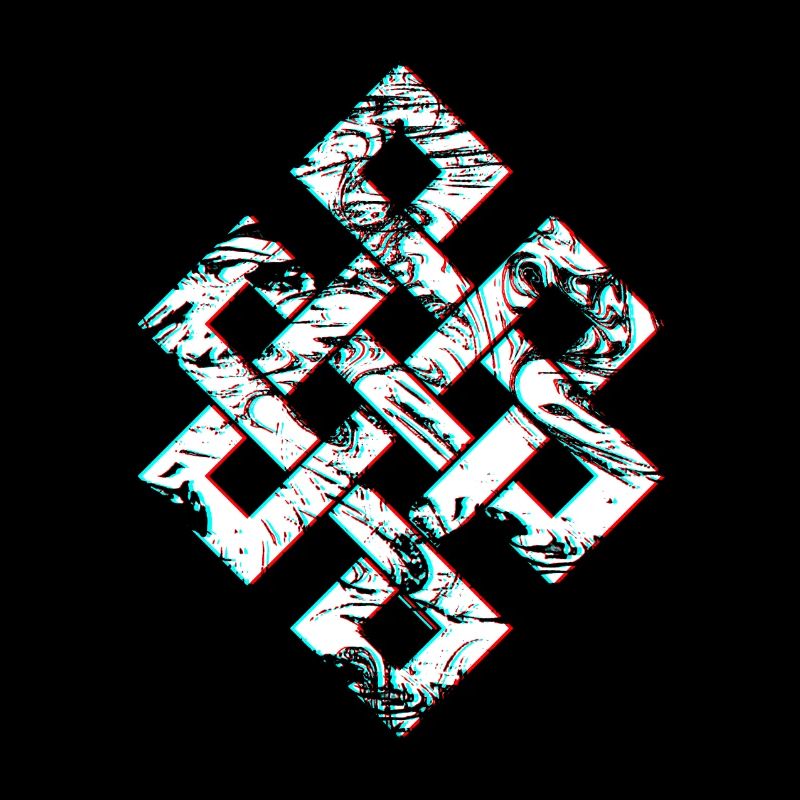 Karma Psychédélique 3D Anaglyphe Glitch