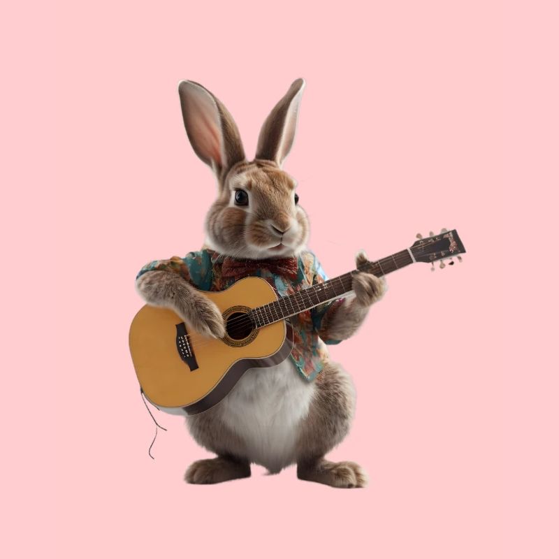 Rabbit Gitarre