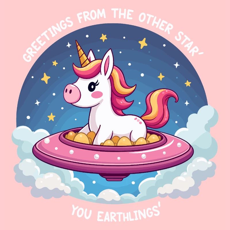 Licorne vue de l’espace