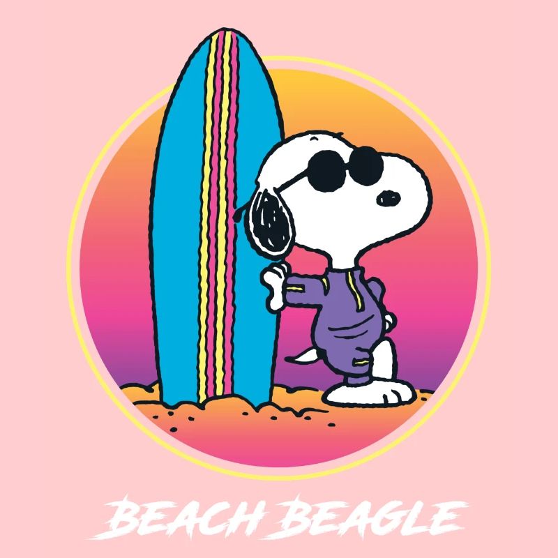 Peanuts Snoopy Beach Beagle Plage