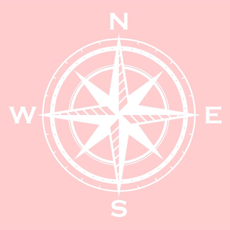 Kompass Symbol Windrose Himmelsrichtung