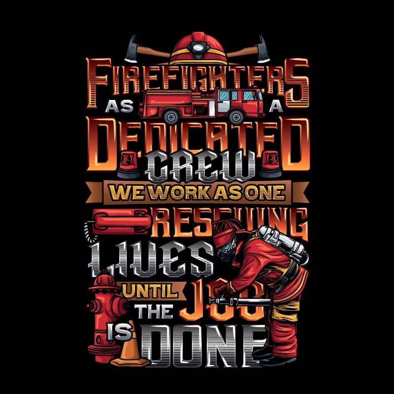 Slogan des pompiers, Brigade de pompiers volontaires