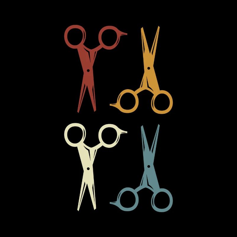 Coiffeur & coiffeuse, crésons de ciseaux