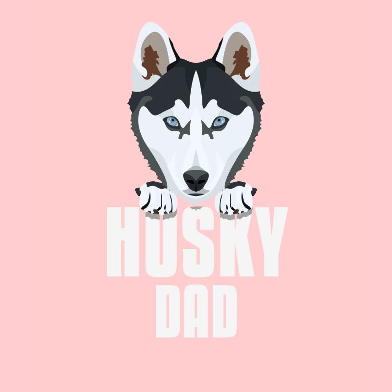 Husky dad, dog dad