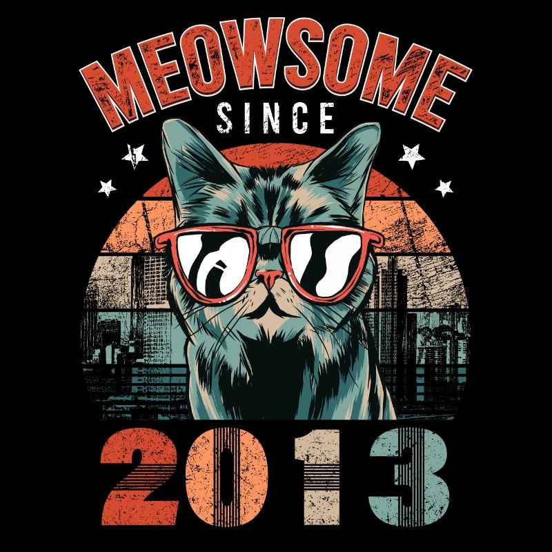 Meowsome 2013 Année de naissance 2013 Anniversaire du chat