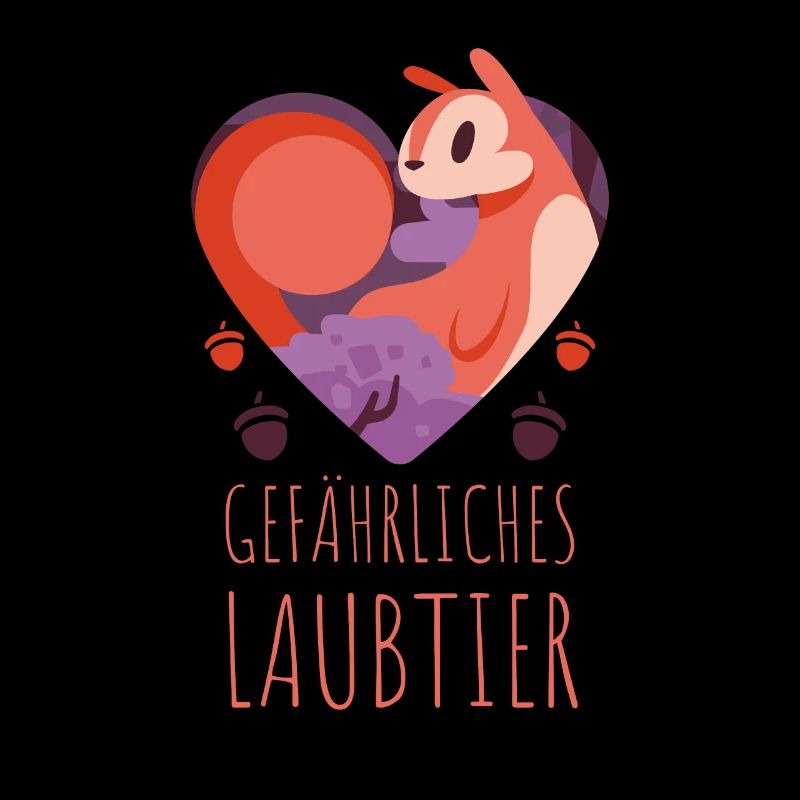 Gefährliches Laubtier Eichhörnchen