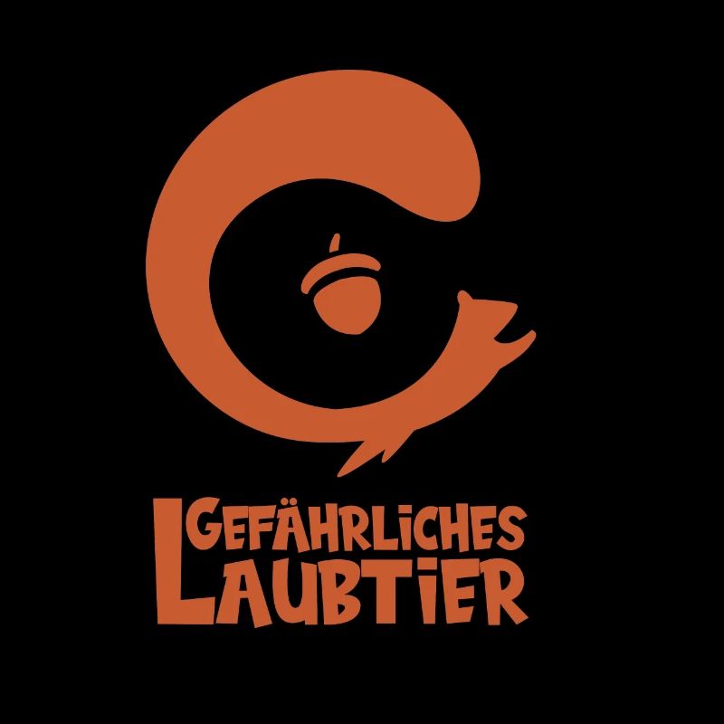 Gefährliches Laubtier Eichhörnchen