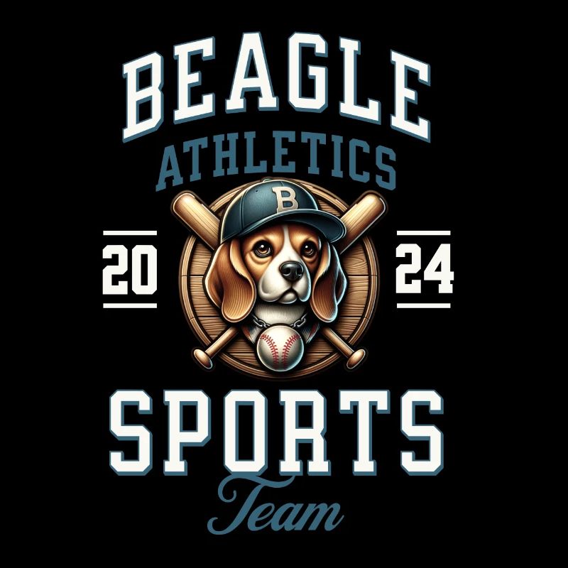Baseball 2024 Beagle Sport - Einzigartiger Beagle