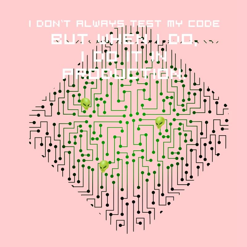 test code nerd joke spruch pc programmierer geek i