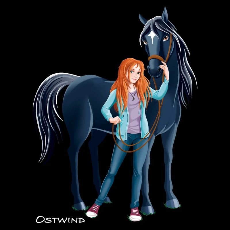 Ostwind Mika und Ostwind stehend