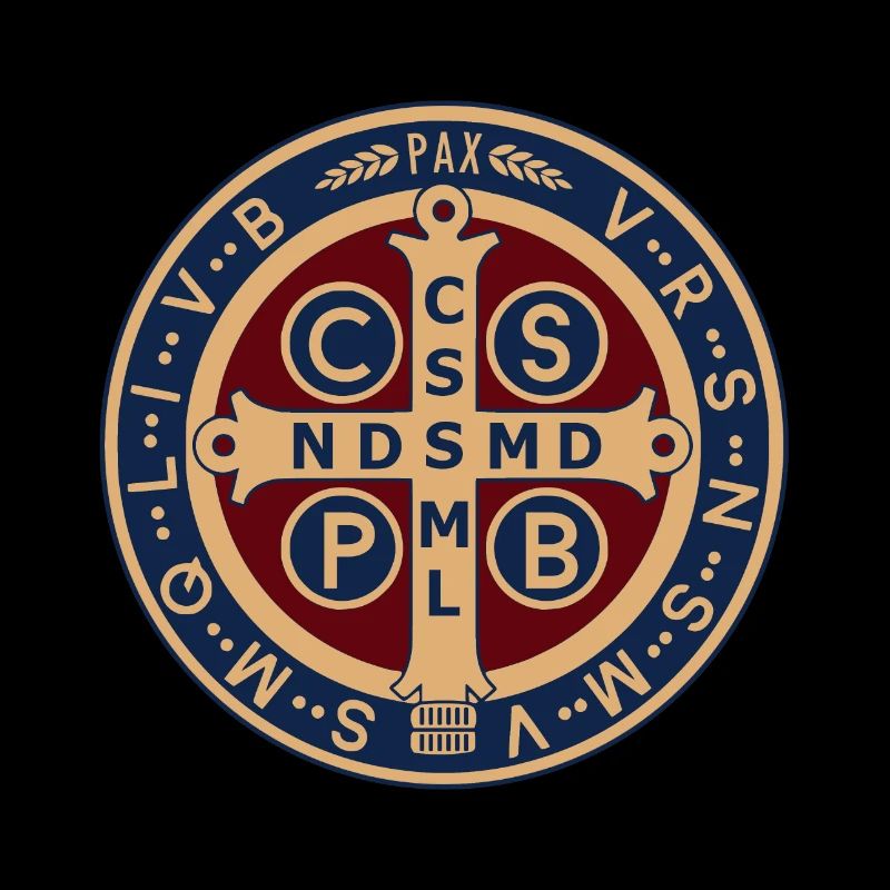 Médaillon de Saint Benoît de Nursie