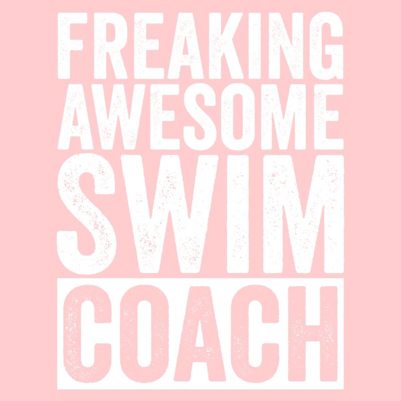 Funny swimming trainer training manager