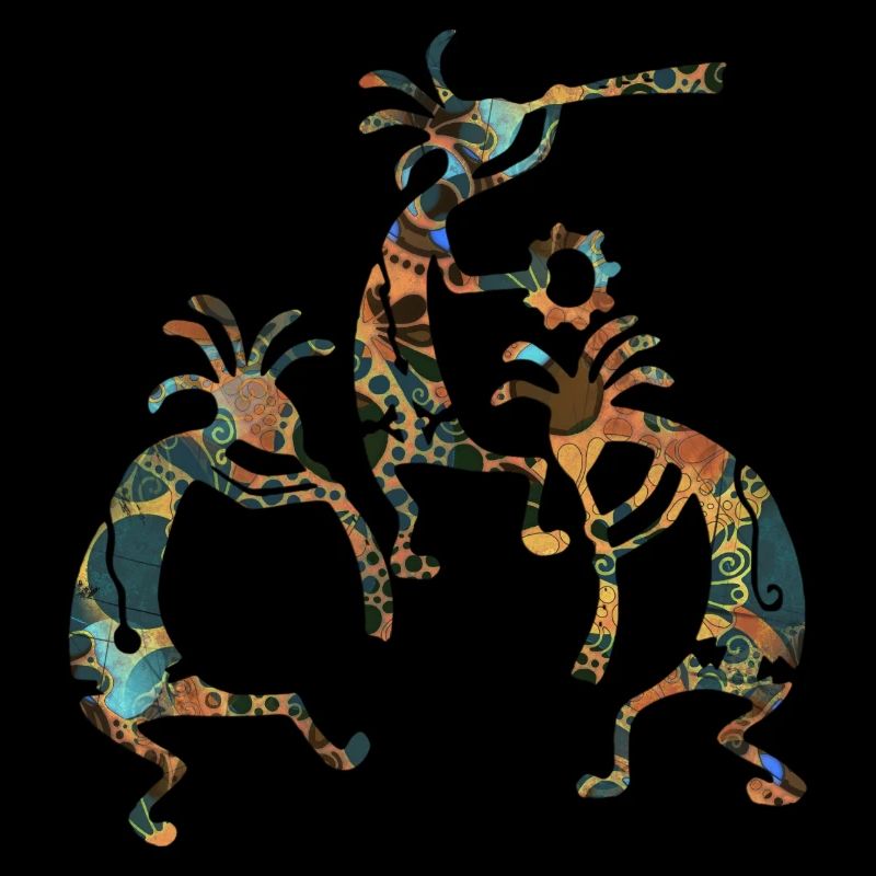 Native Americans - Kokopelli Musicans Trio 3