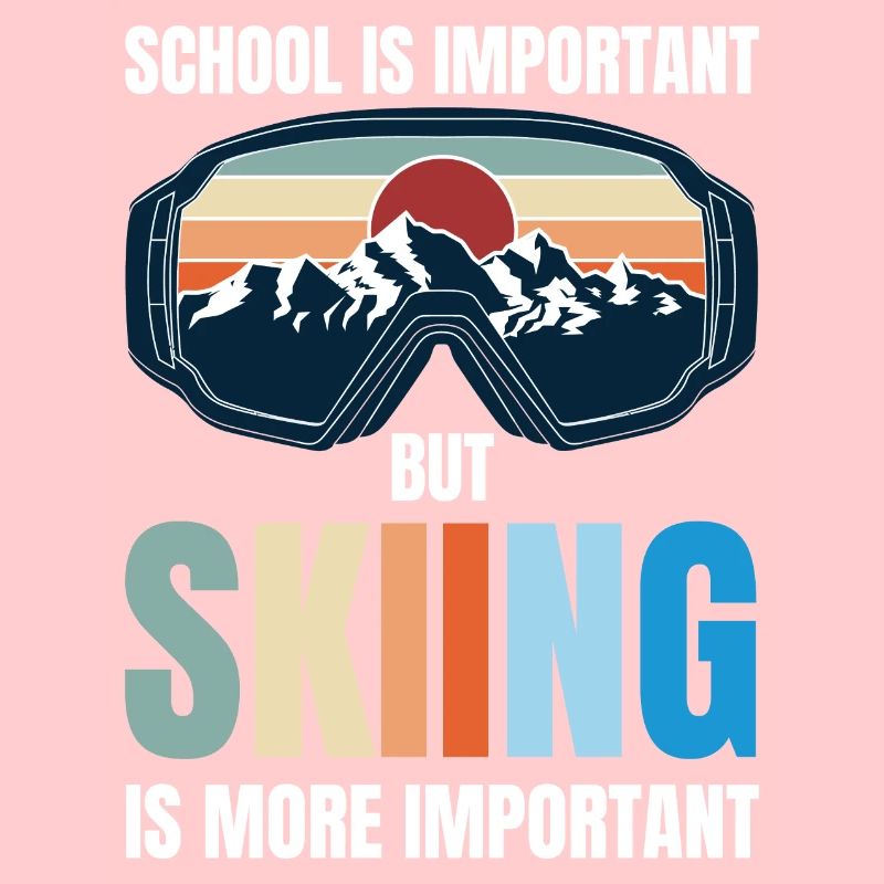 L’école est importante, mais le ski est plus important