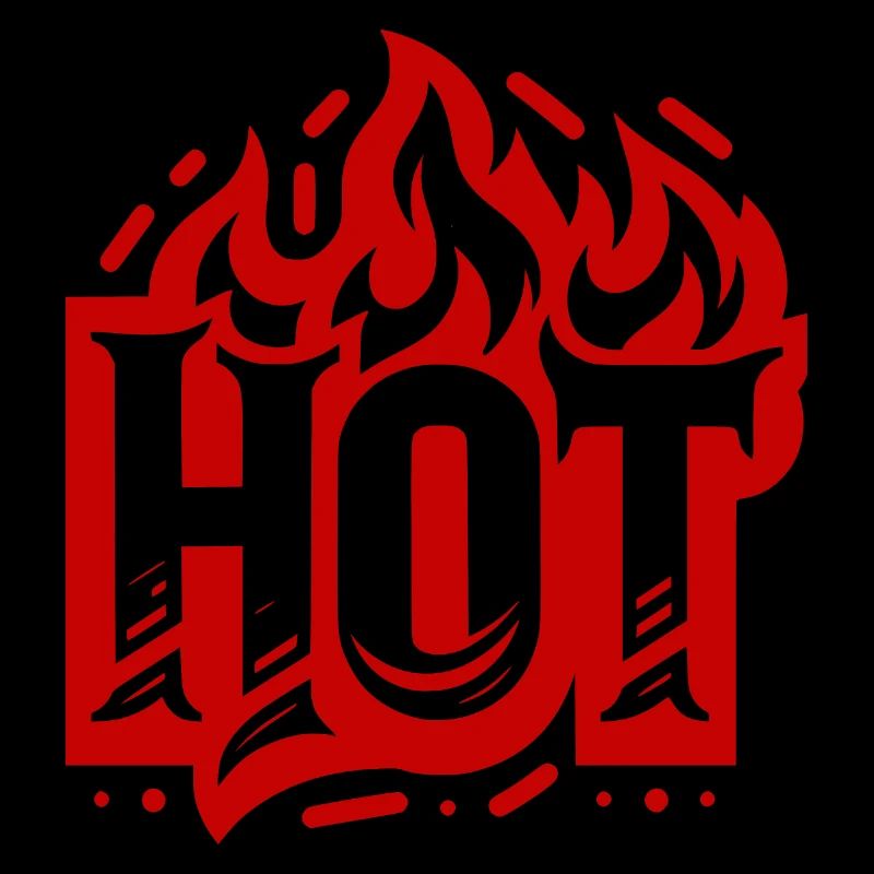 Das Wort "HOT"