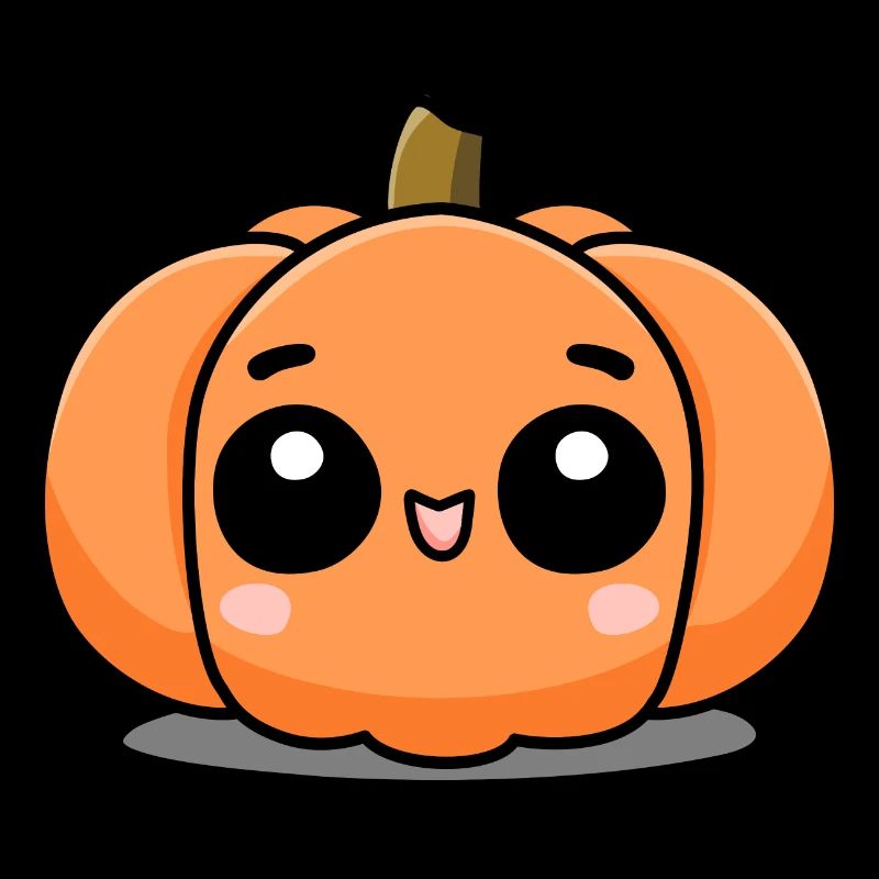 Cute Chibi Halloween Pumpkin | Cute Pumpkin-D
