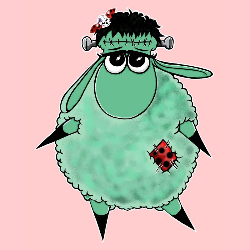 Wolly Sheepling Halloween Monster