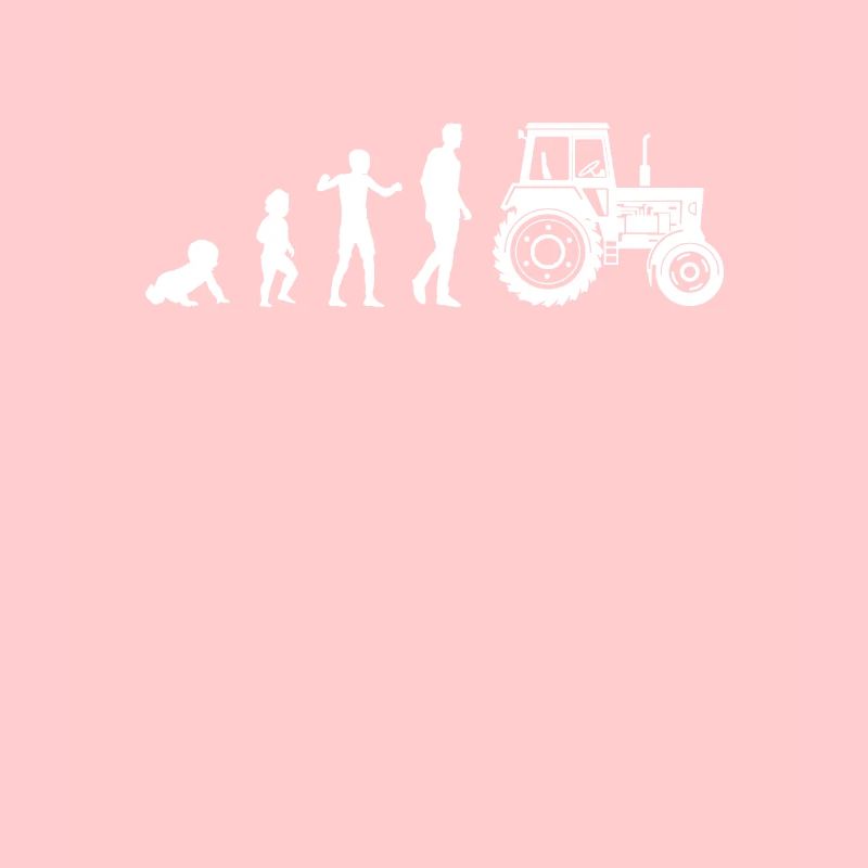 evolution baby farmer humor tractor man