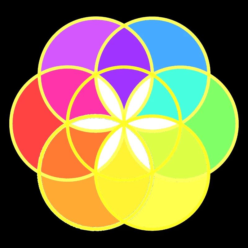 Multi-coloured Omraam Life