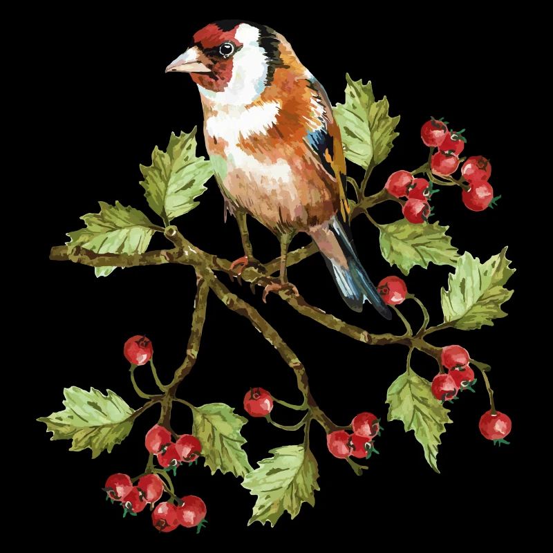 Bunter Vogel