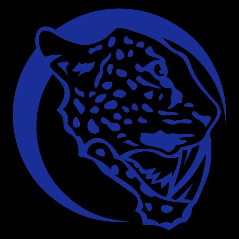 leopards logo animal circle