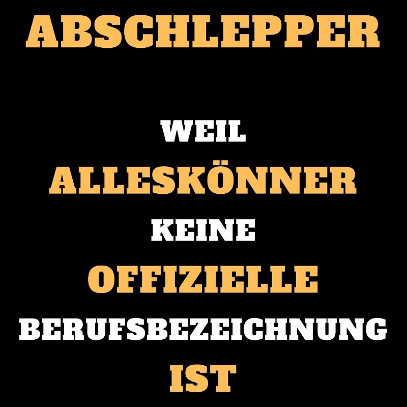 Tshirt Abschlepper Alleskönner Beruf Geschenk