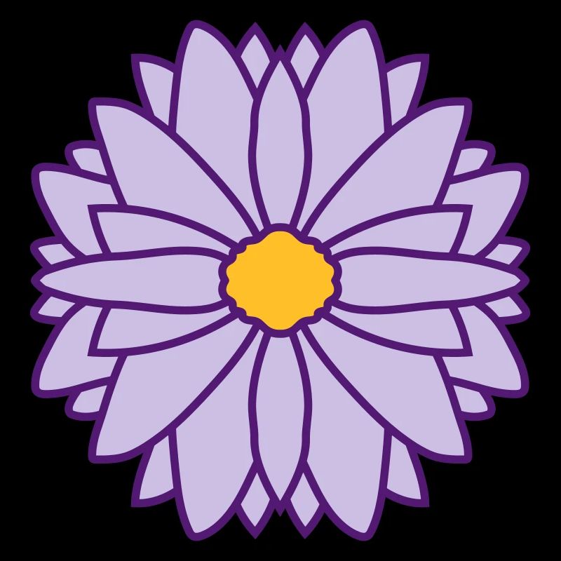 Runde Hübsche Blume Design