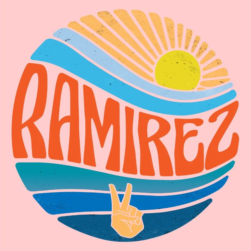 Ramirez Chemise Vintage Sunset Ramirez Groovy Cravate