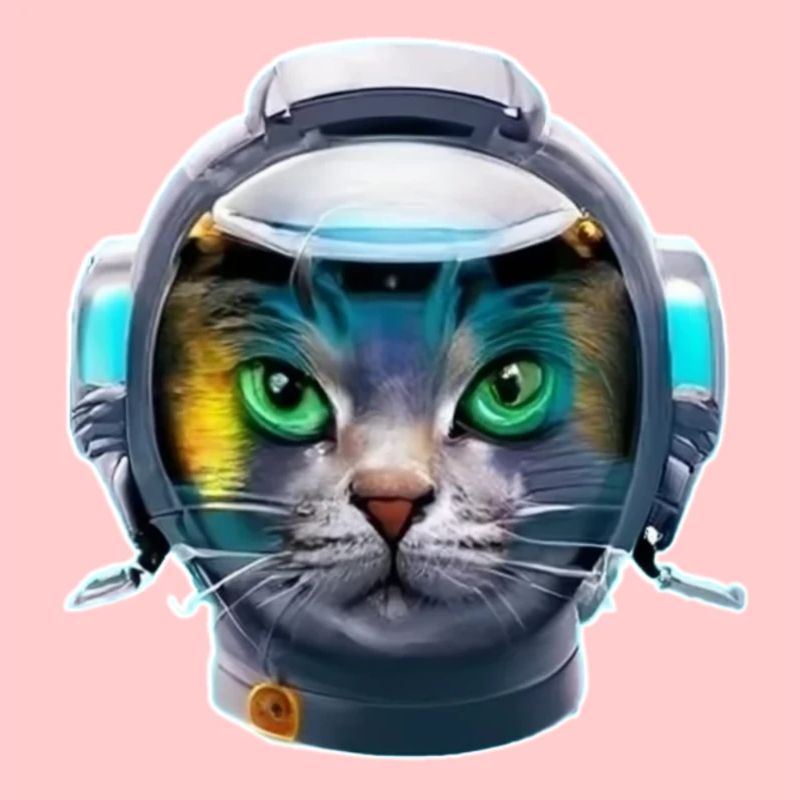 Cyborg-Katze der Zukunft