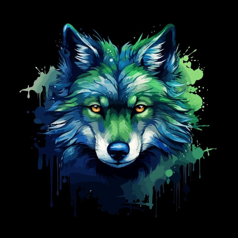 Blauer Wolf