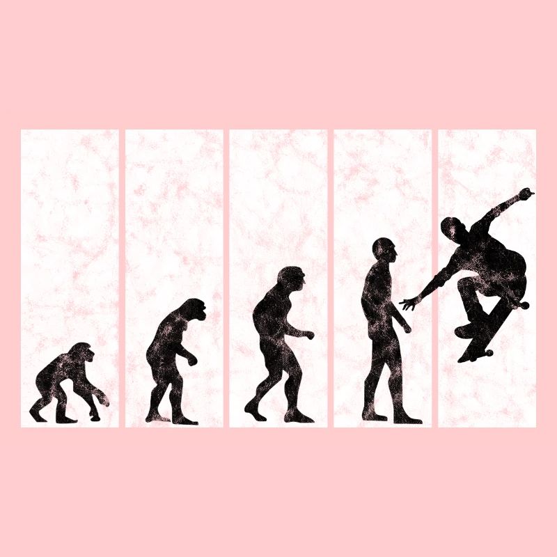 Skateboarder Skateboard Skater Evolution Skateing