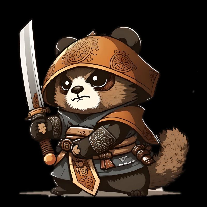 Tanuki samurai