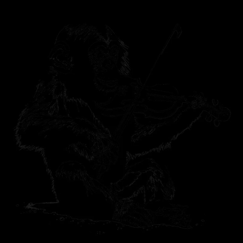 Violon Violon dans Monkey Orchestra Banksy Style