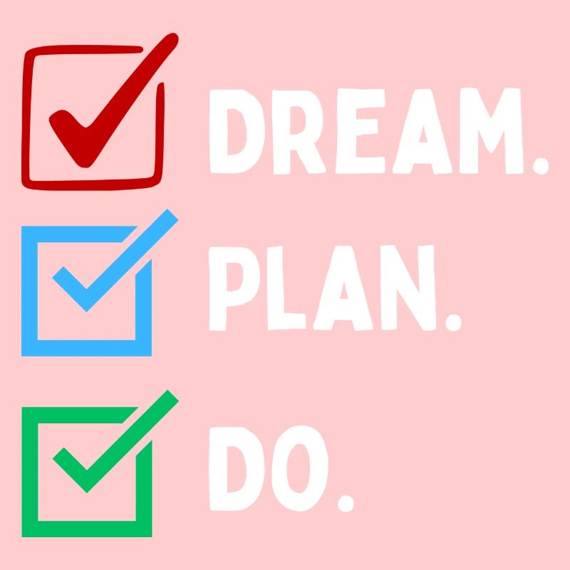 Dream Plan Do Checkliste Design
