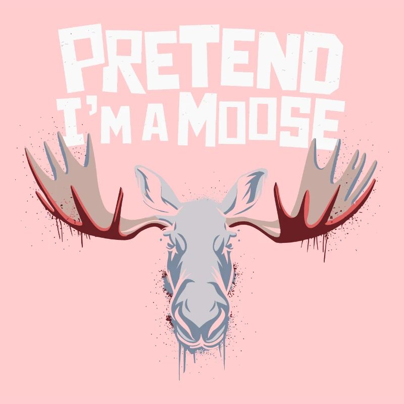 Witziger Elch-Spruch