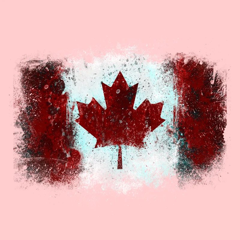 Graffiti drapeau canadien