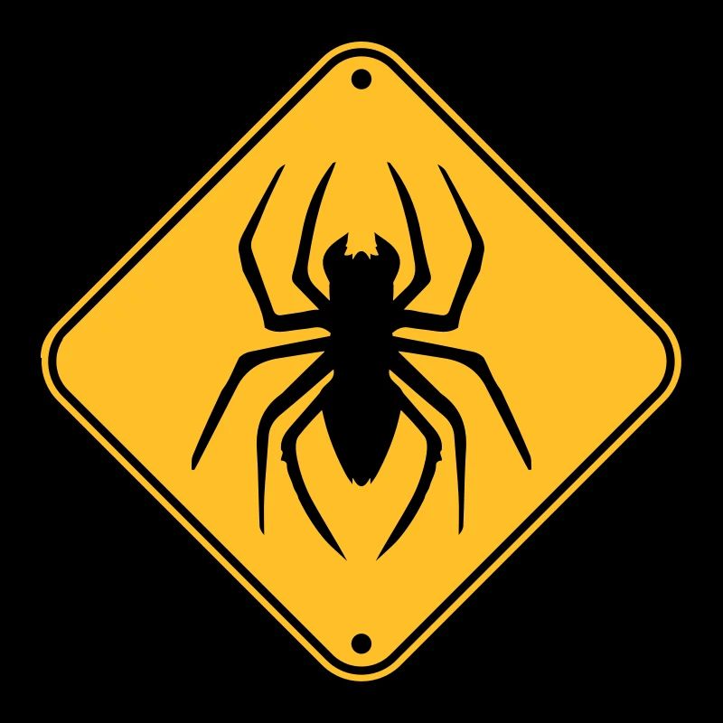 bouclier avertissement mise en garde danger mise en garde zone araignée