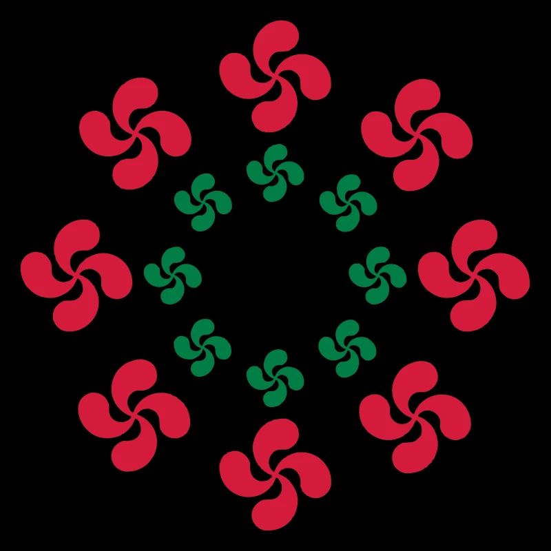 lauburu Basque cross