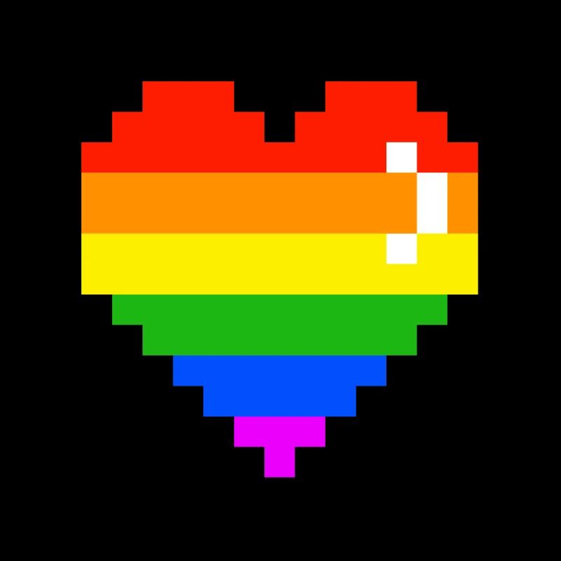 Herz regenbogen