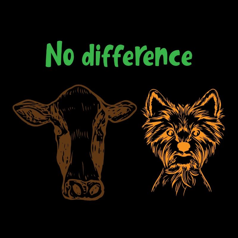 No difference Animal rights Geschenk