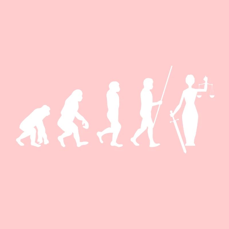 Richter Anwalt Justiz Jurist Evolution Geschenk