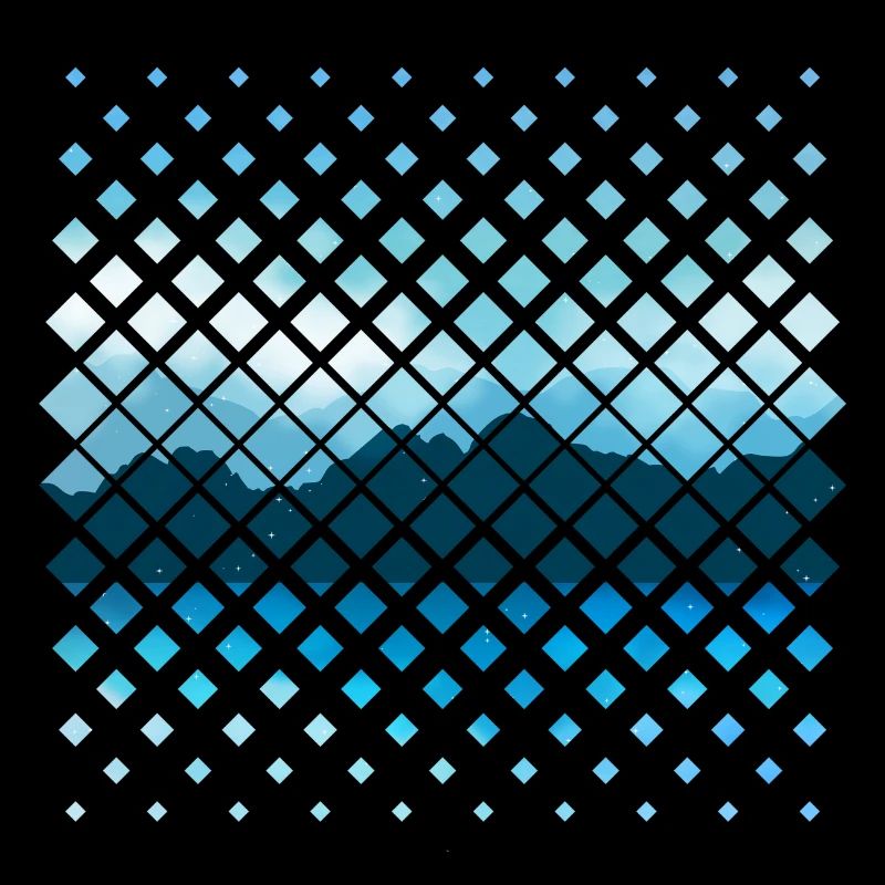 Mountains pattern