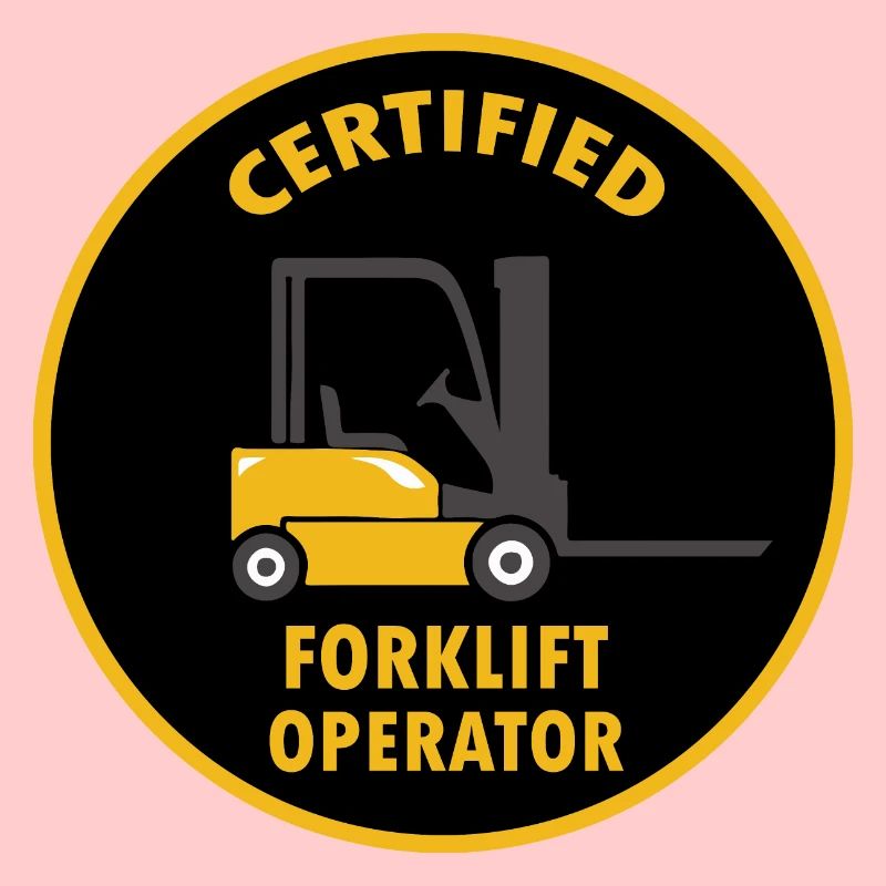 Certified forklift operator