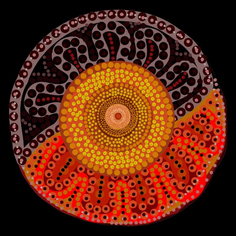 Soleil aborigène australien