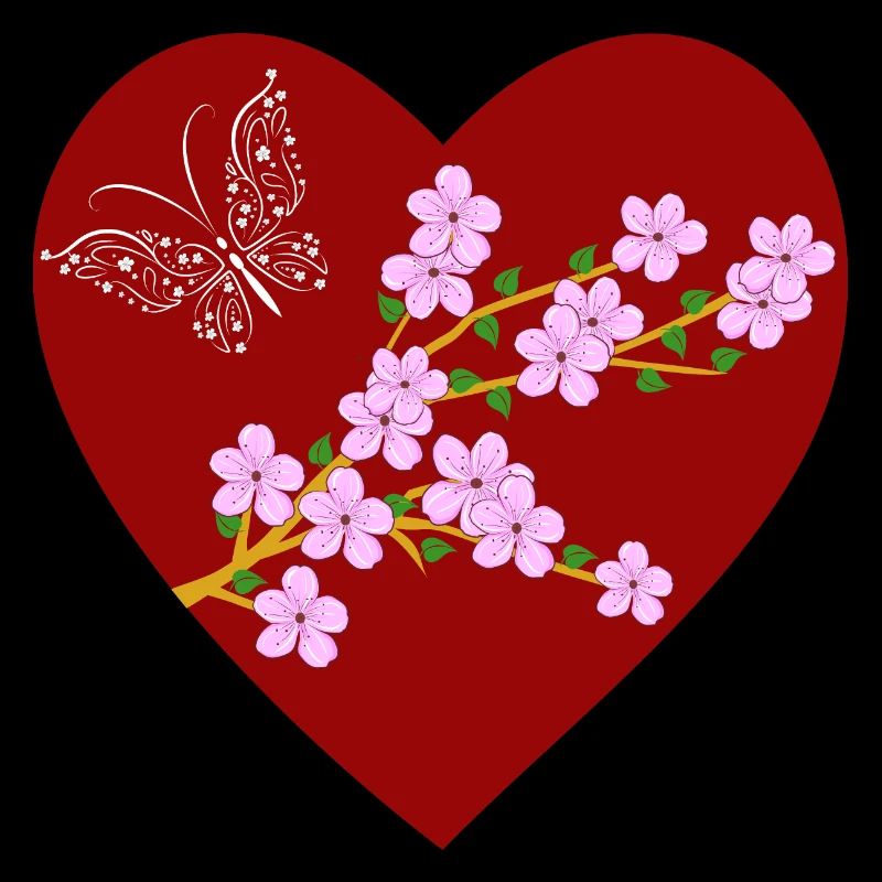 Papillon fleur de cerisier